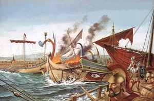 The Battle of Salamis, 480BC